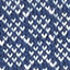 Jacquard Zip Polo - Blue/White Hexagon